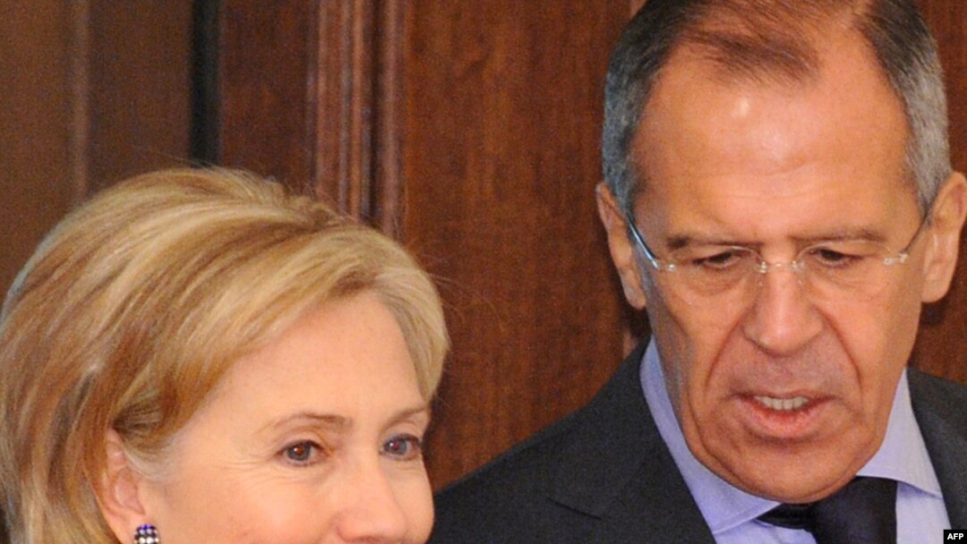 Госсекретарь Хиллари Клинтон уже поговорила с министром Сергеем Лавровым