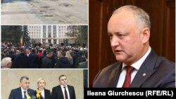 Bilaț 2019 cu președintele Igor Dodon, 24 decembrie 2019 (colaj)