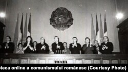 Consfătuirea de constituire a Consiliului Naţional al Organizaţiei Pionierilor (Marea Adunare Naţională, 11 XI 1966). Sursa: Fototeca online a comunismului românesc; cota:768/1966