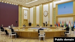 Leaders of ex-Soviet republics attend a Commonwealth of Independent States summit in Turkmenistan, October 9, 2026.