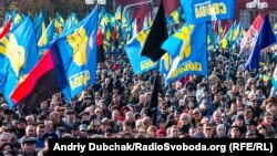 Мітинг за участі представників ВО «Свобода», архівне фото
