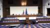 Новата пленарна зала на парламента в сградата на бившия Партиен дом