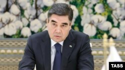 Where's Berdy? Turkmen President Gurbanguly Berdymukhammedov has not been seen in public since July 5. (file photo)