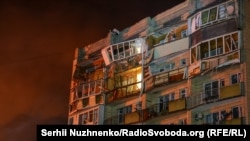 Последствия удара по Киеву в ночь на 20 августа