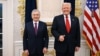 Президентлар Доналд Трамп ва Шавкат Мирзиёев. Оқ уй, Вашингтон, 6 ноябр, 2025. Ўзбекистон президентининг матбуот хизмати
