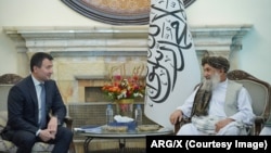 له ملا حسن اخوند سره د ازبکستان د مرستیال صدراعظم لیدنه 