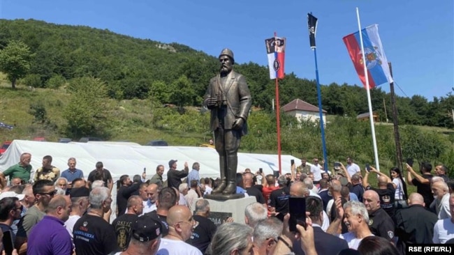 Përmendorja e Pavlle Gjurishiqit në Gornje Zaostro të Beranes. Gusht, 2025.