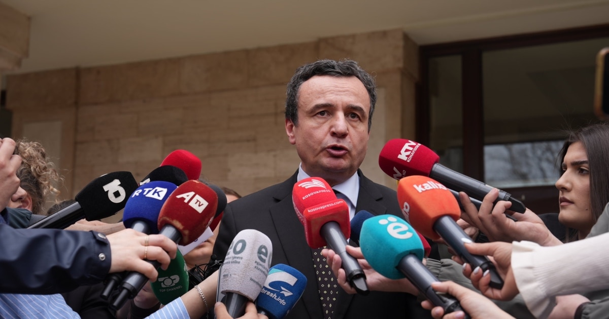 Kurti  Oferta jonë është shumë gjeneroze  por opozita s është e interesuar që të zhbllokojë procesin