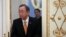 United Nations Secretary General Ban Ki-moon enters a hall in the Kremlin in Moscow on March 20.