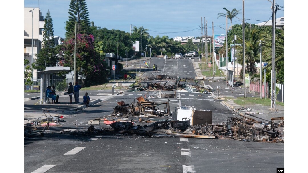 Urmările revoltei locuitorilor din localitatea Magenta, districtul Noumea – Noua Caledonie. 18 mai 2024.