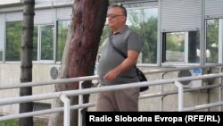 Горан Грујевски пред Основен суд Скопје 1 по едно од судењата за Тврдина 2 