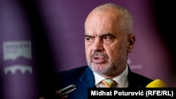 Albanian Prime Minister Edi Rama is urging the European Union to begin membership talks.