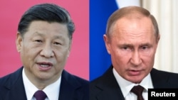 Presidenti i Kinës, Xi Jinping dhe presidenti rus, Vladimir Putin