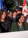Zurabishvili Says Georgia 'United' Against Russia As She Joins Pro-EU Protests  Zurabishvili Says Georgia 'United' Against Russia As She Joins Pro-EU Protests