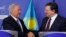 Казак президенти Нурсултан Назарбаев жана Еврокомиссиянын президенти Жозе Мануэл Баррозу. 9-октябрь, 2014-жыл