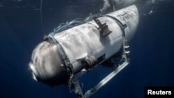 OceanGate Expeditions компаниясы 2021-жылы тараткан "Титан" суу алдына сүзүүчү аппараттын сүрөтү.