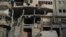Një ndërtesë e dëmtuar nga bombardimet izraelite në Qytetin e Gazës, 31 gusht.