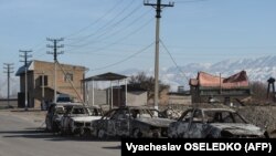 Жанжал болған ауылдардың бірі. 8 ақпан 2020 жыл.