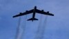 Avion B-52 polijeće iz zračne baze Barksdale, 23. decembra 2022. 
