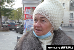 Жительница Севастополя