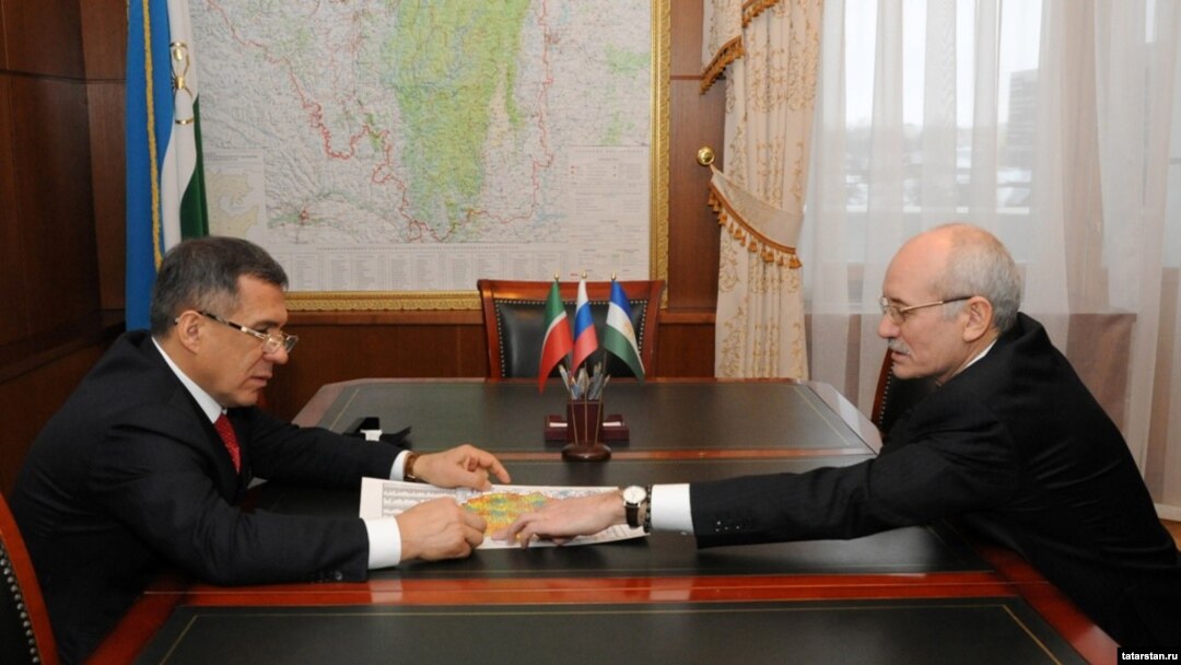 Рөстәм Миңнеханов һәм Рөстәм Хәмитов