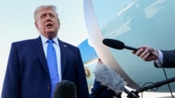 گفت‌وگوی دونالد ترامپ با خبرنگاران در پالم بیچ فلوریدا
