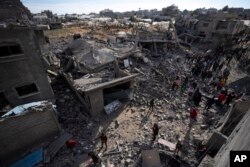 Rafah, Fâșia Gaza, 12 februarie 2024.