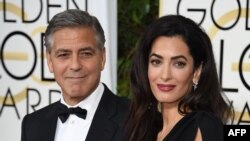 امل و جرج کلونی، موسسان نهاد حقوق بشری «بنیاد کلونی برای عدالت»