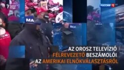 Az orosz média félrevezetően számolt be az amerikai elnökválasztásról