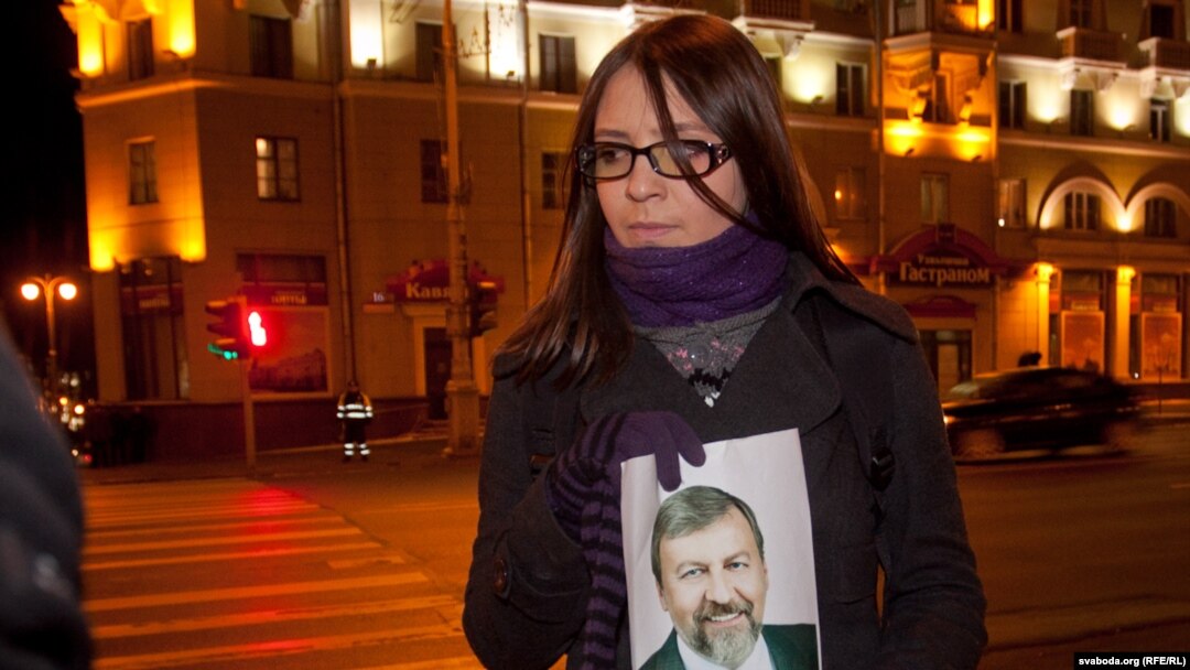 Акция в поддержку политзаключенных в Минске