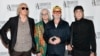 R.E.M. band members, from left, Peter Buck, Mike Mills, Michael Stipe and Bill Berry attend the Songwriters Hall of Fame Induction and Awards Gala at the New York Marriott Marquis Hotel in 2024