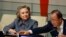 Hillary Clinton alături de secretarul-general ONU, Ban Ki-Moon, la 10 martie 2015 