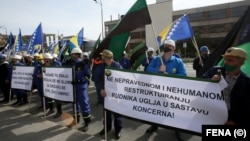 U Sarajevu protest rudara