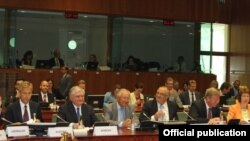 Belgium -- Armenian Foreign Minister Edward Nalbandian at the Eastern Partnership Ministerial meeting, Brussels, 23Jul2013