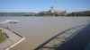 A view from Slovakia of the Basilica of Esztergom, the largest church in Hungary, on September 20. The Danube River, which serves as the border between the two countries in that region, has been flooding the areas near its banks for the past week.