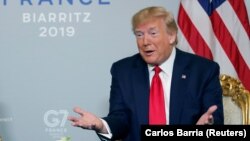 Presidenti amerikan, Donald Trump.