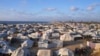 اردوگاهی از چادر در غرب خان یونس در نوار غزه