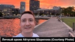 Айтуган Шарипов в городе Балтимор (США). Фото из его личного архива