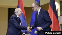 Никол Пашинян и Фридрих Мерц