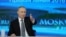 Уладзімер Пуцін падчас штогадовай адмысловай праграмы "Прамая лінія з Уладзімерам Пуціным"