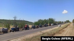 Protestul fermierilor lângă Lăpușna, Hâncești. 11 august 2020