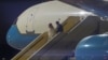 US Secretary of State Marco Rubio arrives with wife Jeanette at Malmo Airport in Sweden on May 22 ahead of a NATO foreign ministers meeting.