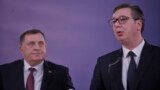 Milorad Dodik, predsednik Republike Srpske i Aleksandar Vučić, predsednik Srbije (arhivska fotografija)