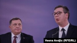 Milorad Dodik i Aleksandar Vučić