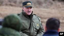 Belarusian leader Alyaksandr Lukashenka on August 10 claimed that Belarusian air-defense forces destroyed several targets over that country's territory. 