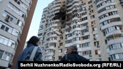 კიევის სოლომენსკის რაიონში ხანძრით განადგურებული ბინები. 2025 წლის 6 ივნისი