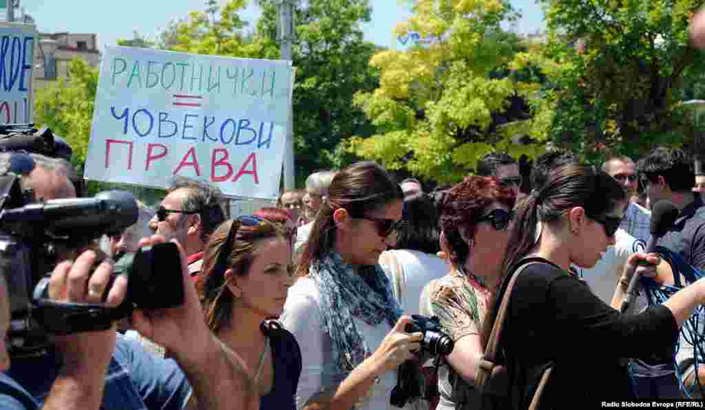 Да се известува или да се протетира? - Протест на новинарите