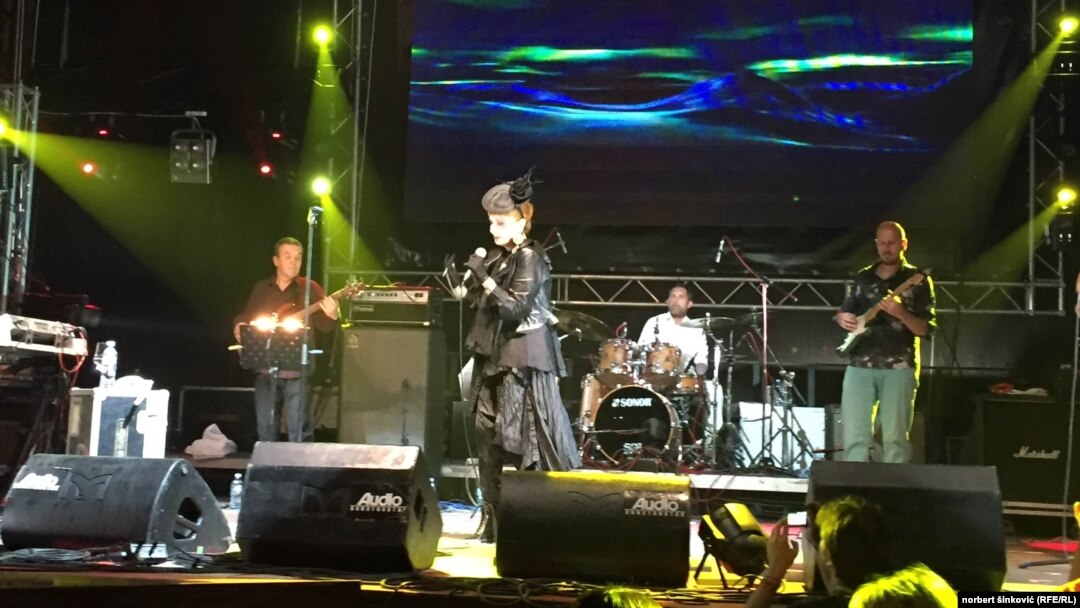 Josipa Lisac na ovogodišnjem Exit festivalu, 10. jul 2016. godine