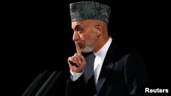 حامد کرزی رییس جمهور اسلامی افغانستان