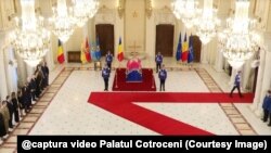 Ceremonia solemnă de la Palatul Cotroceni